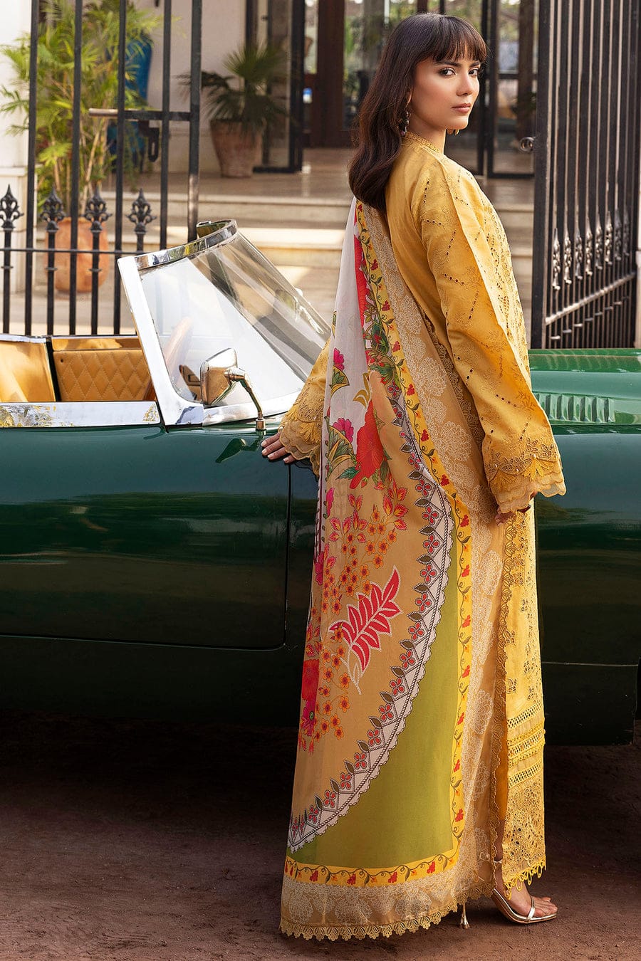 FINE-DHANAK EMBROIDERED 3PC D#1004