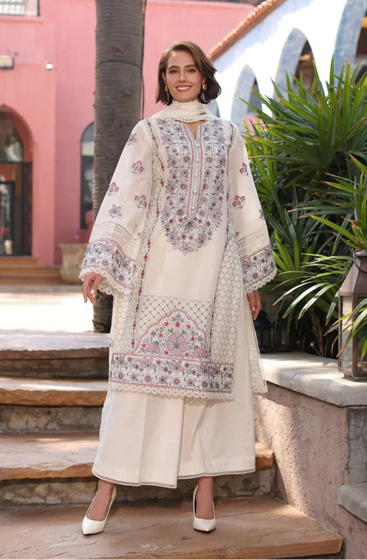 FINE-DHANAK EMBROIDERED 3PC D#1020