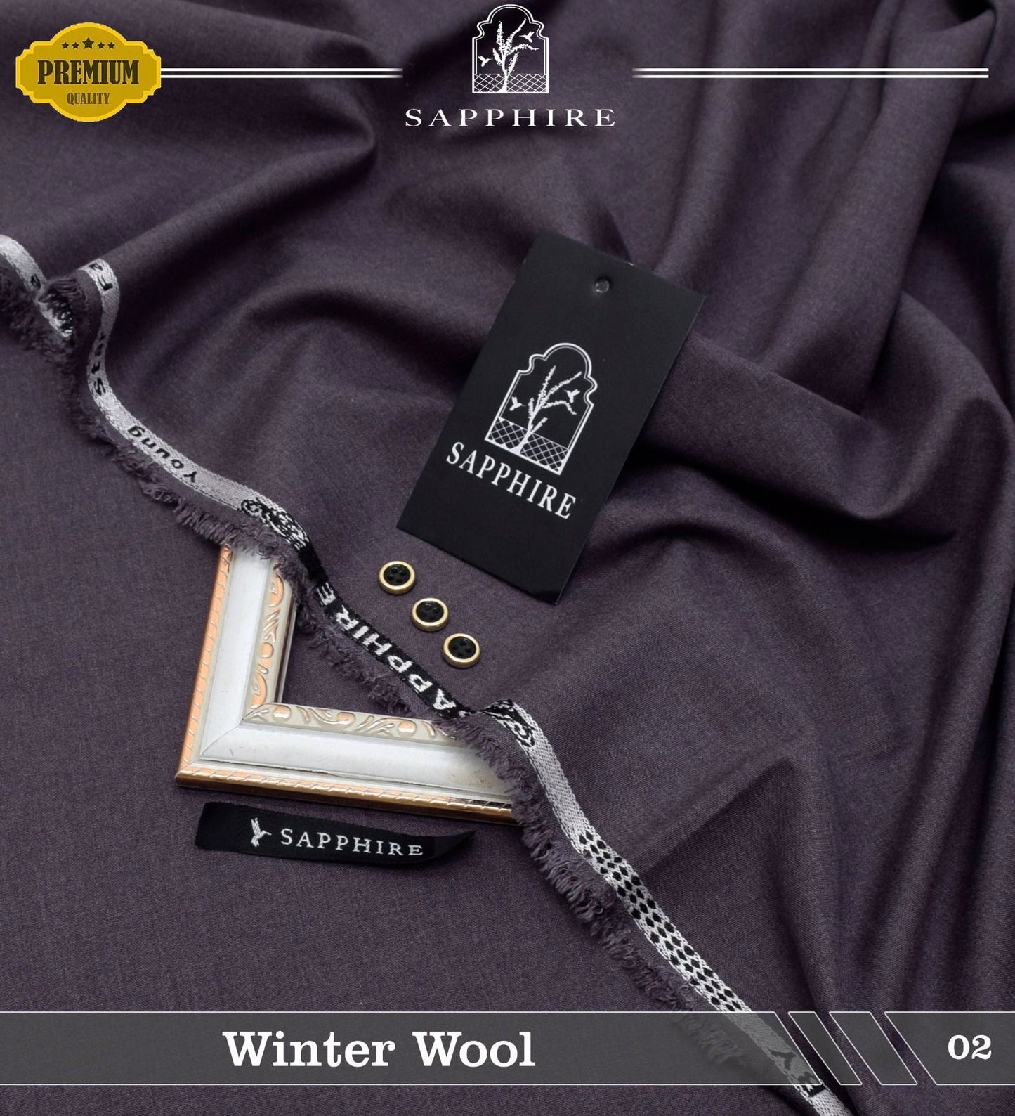 MEN’S UNSTITCHED WINTER WOOL SUIT - CODE-02