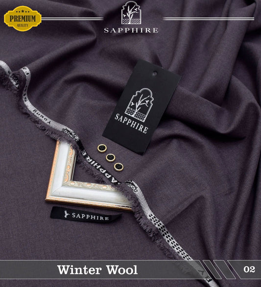 MEN’S UNSTITCHED WINTER WOOL SUIT - CODE-02