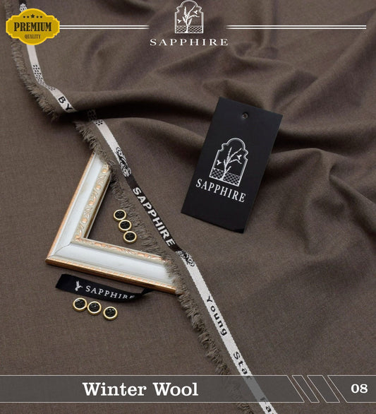 MEN’S UNSTITCHED WINTER WOOL SUIT - CODE-08
