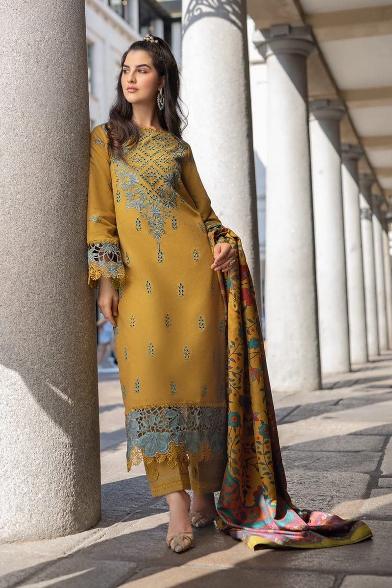 FINE-DHANAK EMBROIDERED 3PC D#1011