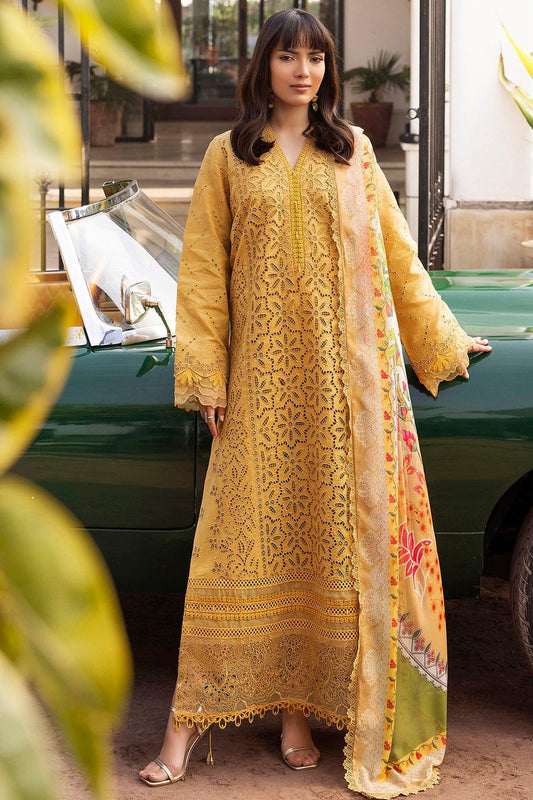 FINE-DHANAK EMBROIDERED 3PC D#1004