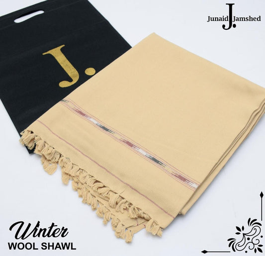MEN’S WINTER WOOL SHAWL - LIGHT SKIN