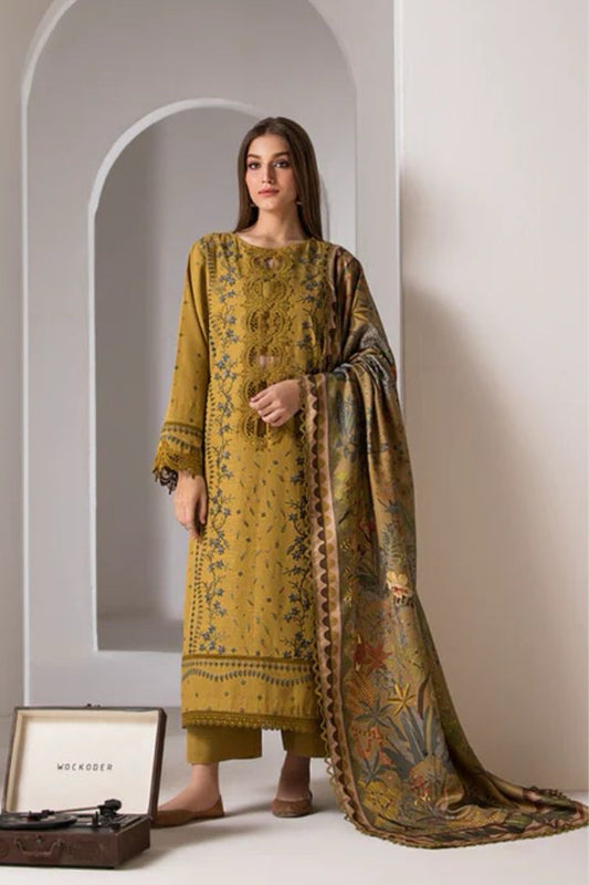 FINE-DHANAK EMBROIDERED 3PC D#1002