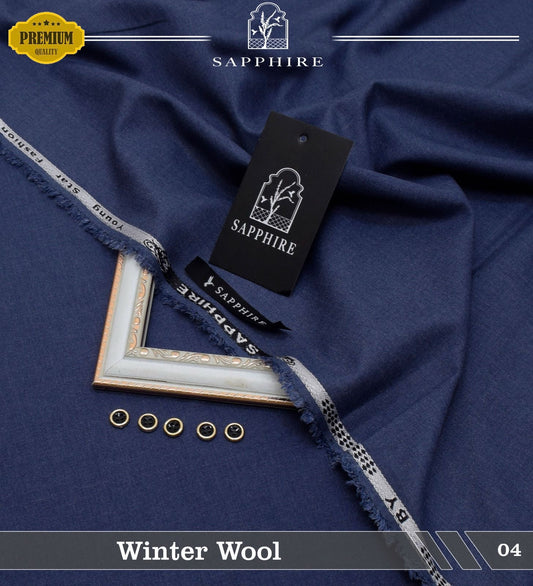 MEN’S UNSTITCHED WINTER WOOL SUIT - CODE-04