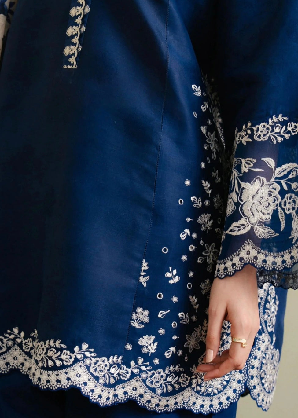 FINE-DHANAK EMBROIDERED 3PC D#1014