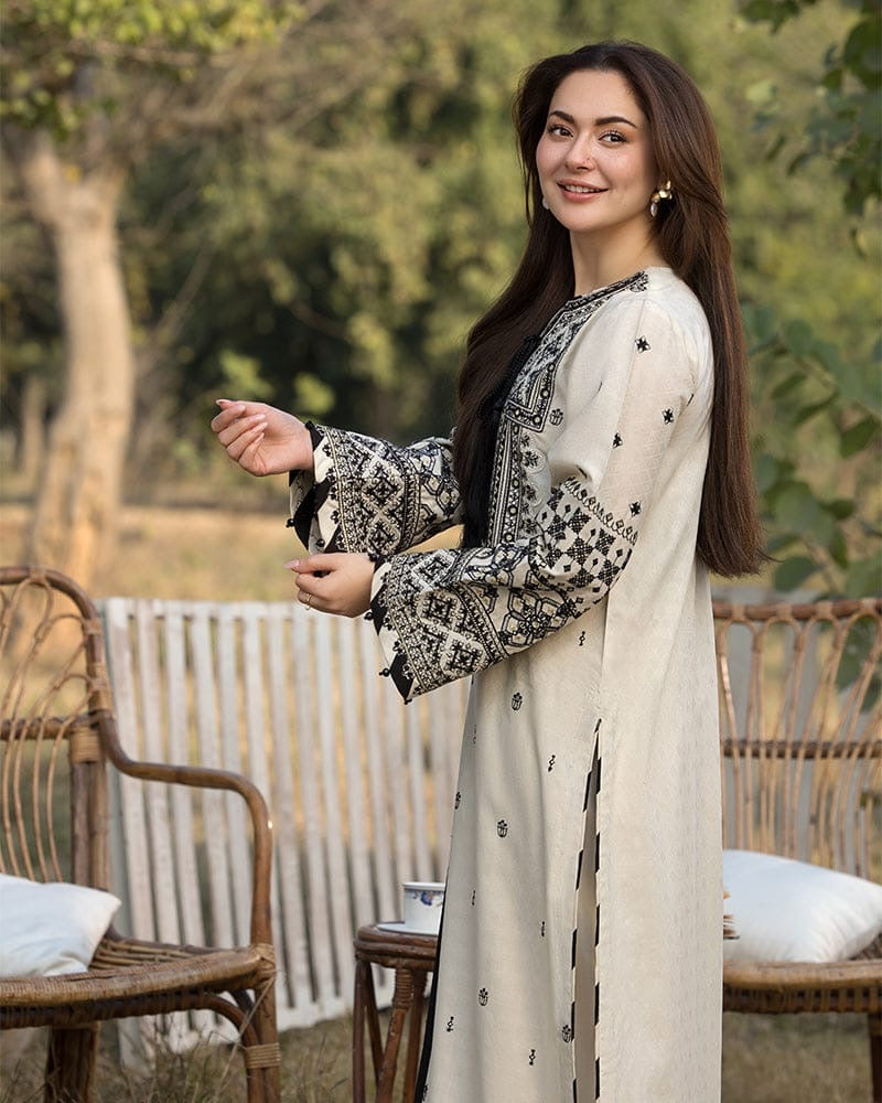 FINE-DHANAK EMBROIDERED 3PC D#1008