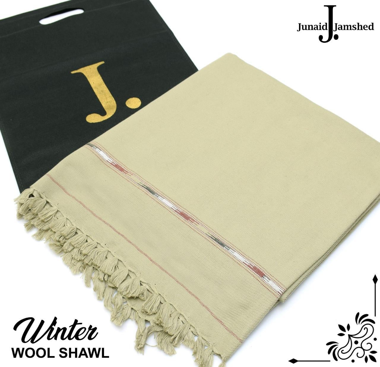 MEN’S WINTER WOOL SHAWL - LIGHT PISTA