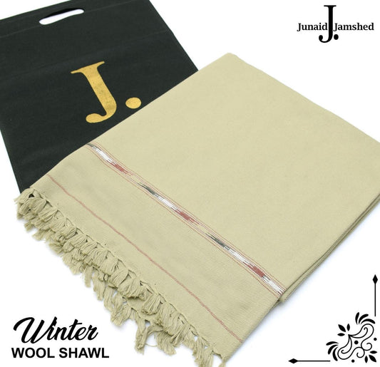 MEN’S WINTER WOOL SHAWL - LIGHT PISTA